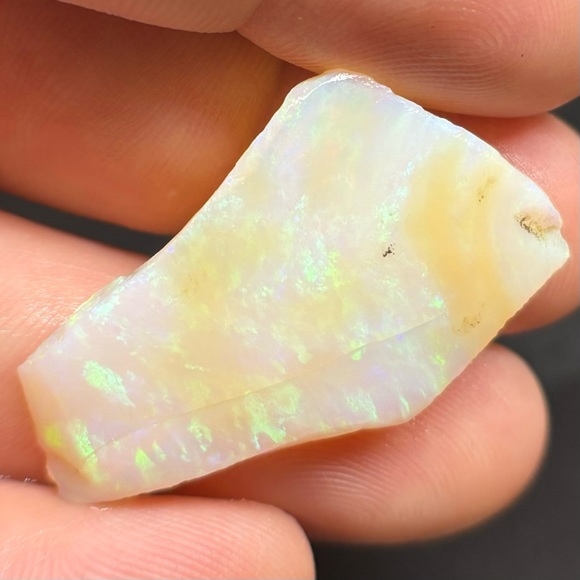 Thick Colorful Bar Of Brazilian Horca Opal 17.60 Cts Majestic Pattern And Colors - Picture 4 of 4